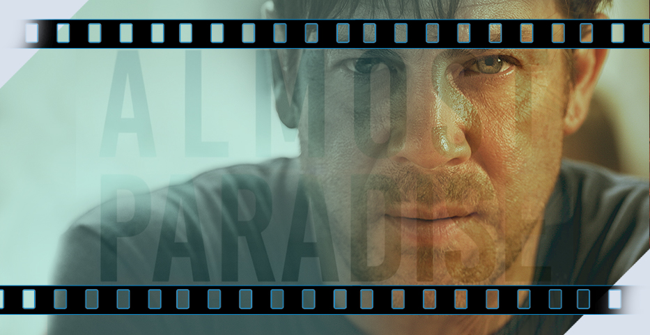 Life’s a beach: Kane and Devlin enjoy an ‘Almost’ Leverage’d beverage…